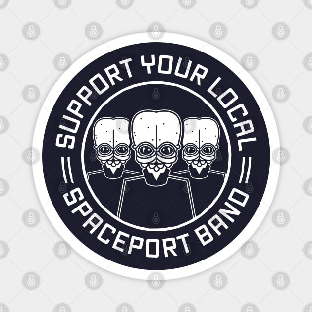 Support Your Local Spaceport Band Magnet by bryankremkau